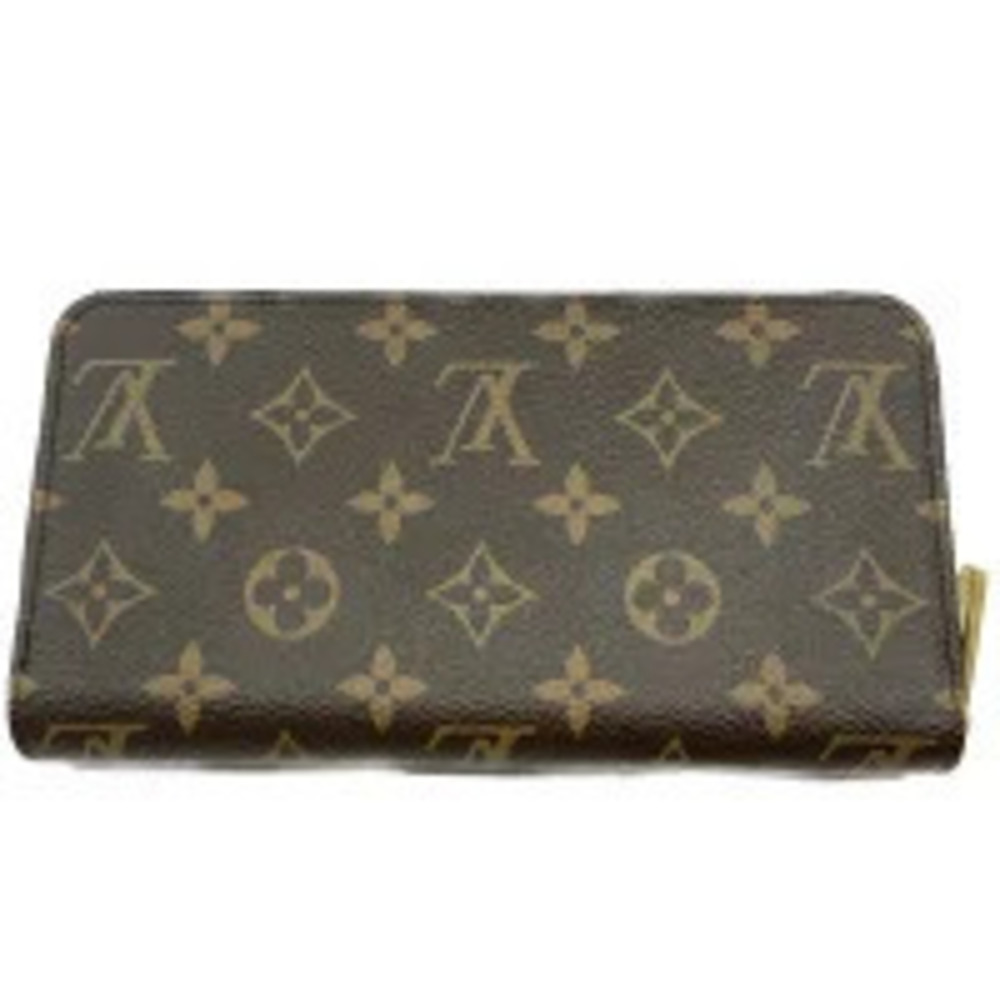 Louis Vuitton Zippy Long Wallet Round Zipper Monogram Brown